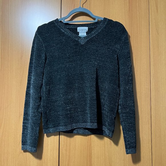 Grey Chenille Sweater - Picture 1 of 3